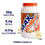 Max Muscle Whey Protein 1000G – French Vanilla (30 Servings) - Image 5
