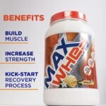 Max Muscle Whey Protein 1000G – French Vanilla (30 Servings) - Image 4