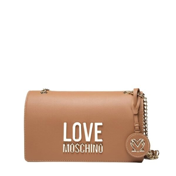 Love Moschino Quilted Shoulder Bag – Gold Detail