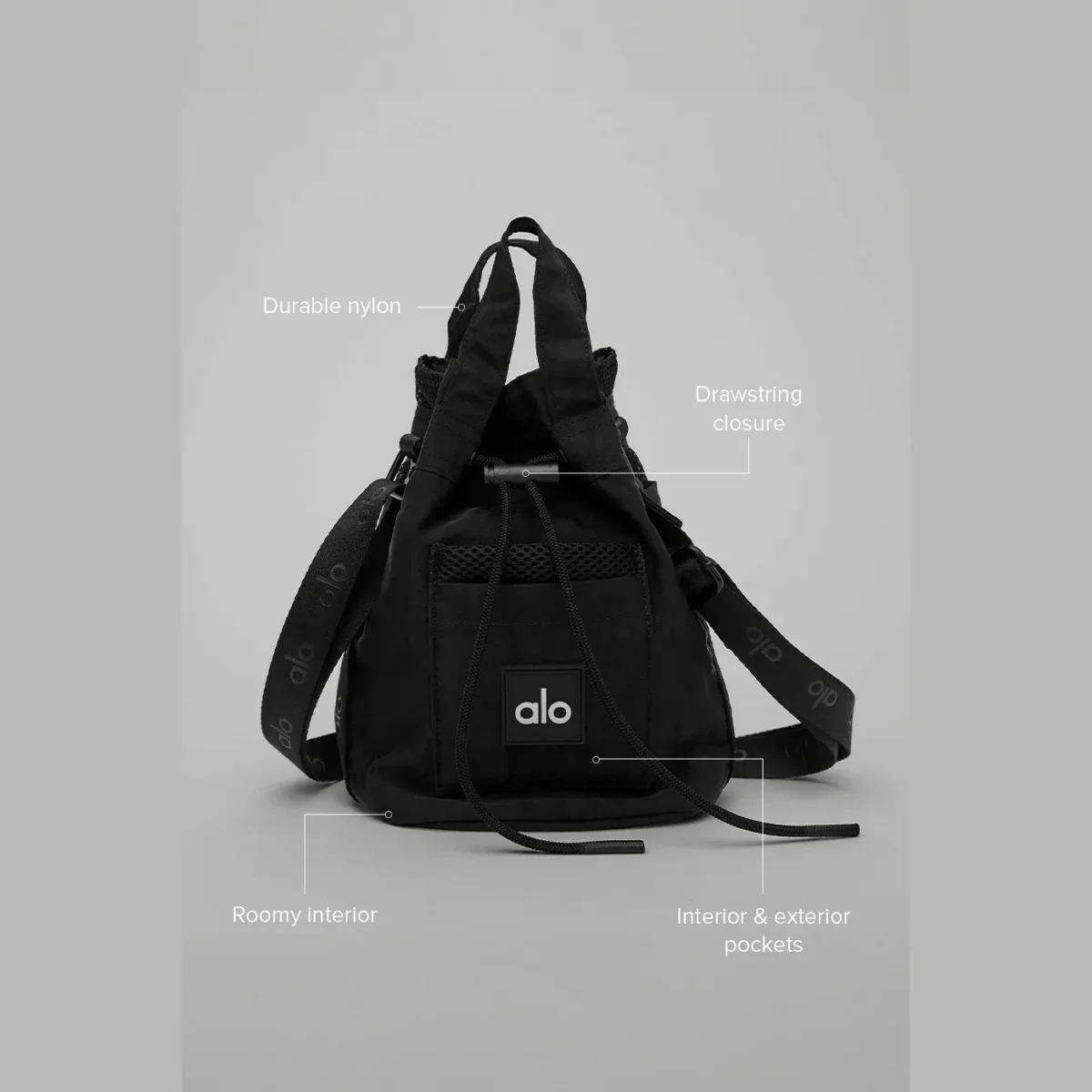 Alo Yoga Cross Body Bucket Bag - Image 4