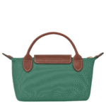Longchamp Le Pliage Mini Crossbody – Recycled Nylon & Leather Trim - Image 2