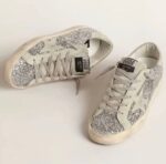 Golden Goose Women's Super-Star Silver Glitter Sneakers - Image 3