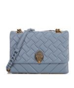 Kurt Geiger Kensington Large Shoulder Bag – Blue Leather