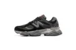 New Balance 9060 Black with Castlerock and Rain Cloud