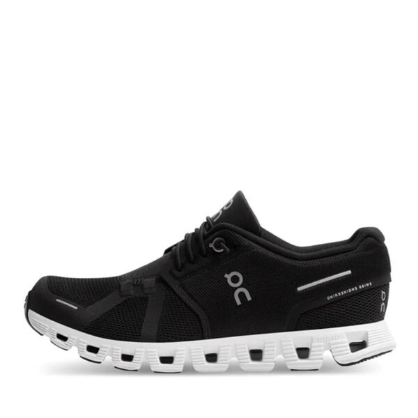 ON Running Cloud 5 Black/White Unisex Athletic Shoes