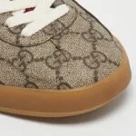 Gucci x Adidas Beige GG Supreme Canvas Gazelle Sneakers - Image 7