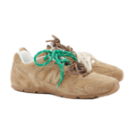 Miu Miu x New Balance Catwalk Style Dark Beige Unisex Shoe - Image 2