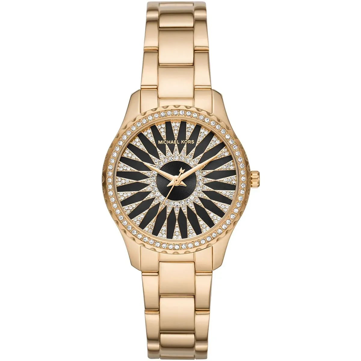 mk6892-michael-kors-watch-women-crystals-black-dial-metal-stainless-steel-gold-strap-quartz-battery-analog-three-hand-layton MK Layton BlackGold - Image 1