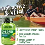 NATURELO One Daily Multivitamin for Men - with Vitamins & Minerals + Organic Whole Foods - Supplement to Boost Energy, General Health - Non-GMO - Image 3