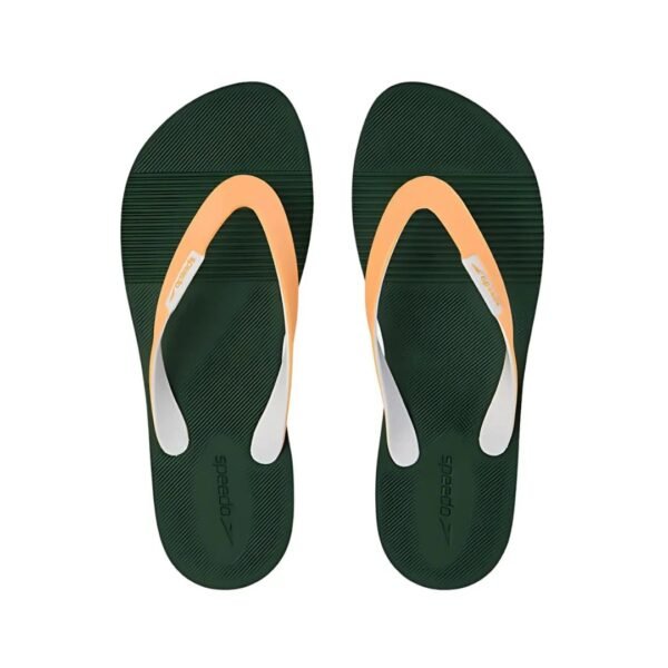 Speedo WaveCush II Flip-Flops – Green/Orange