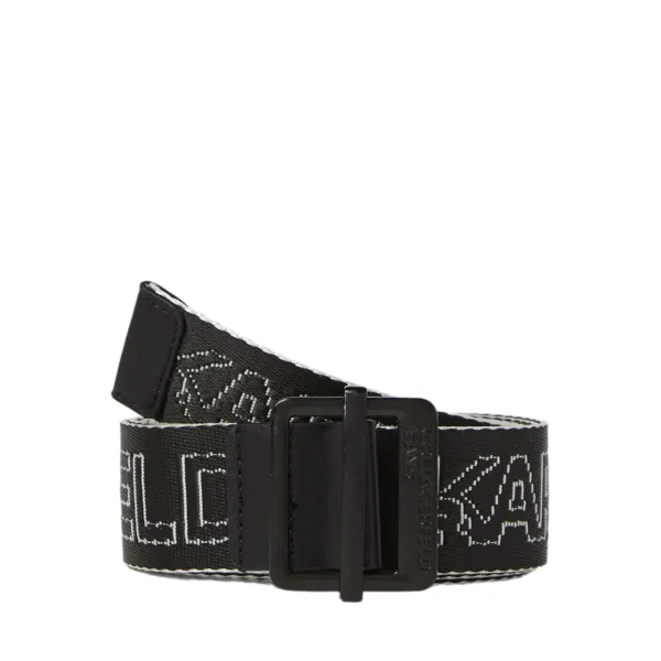 Karl Lagerfeld Signature Leather Belt – 120 cm