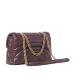 PINKO Love Puff Classic Shoulder Bag – Sheepskin Leather, Burgundy - Image 2