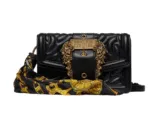 Versace Couture Structured Logo Bag – Black Polyurethane