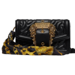 Versace Couture Structured Logo Bag – Black Polyurethane