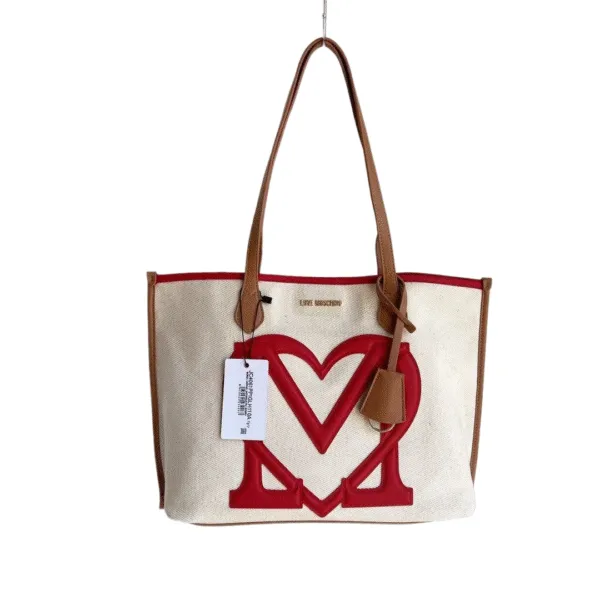 Love Moschino Classic Logo Tote – White