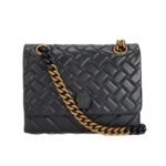 Kurt Geiger Kensington Large Quilted Leather Bag – Black