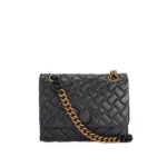 Kurt Geiger Kensington Large Quilted Leather Bag – Black