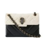 Kurt Geiger Kensington Union Jack Mini Bag – Black & White