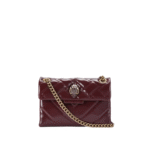 Kurt Geiger Kensington Mini Bag – burgundy Patent Leather Union Jack