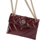 Kurt Geiger Kensington Mini Bag – burgundy Patent Leather Union Jack - Image 2