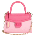 GUESS Bella Mini Flap Bag – Blush Pink