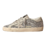 Golden Goose Women's Super-Star Silver Glitter Sneakers