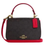 Coach Lysa Mini Top Handle Bag – Signature Canvas