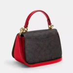 Coach Lysa Mini Top Handle Bag – Signature Canvas - Image 2