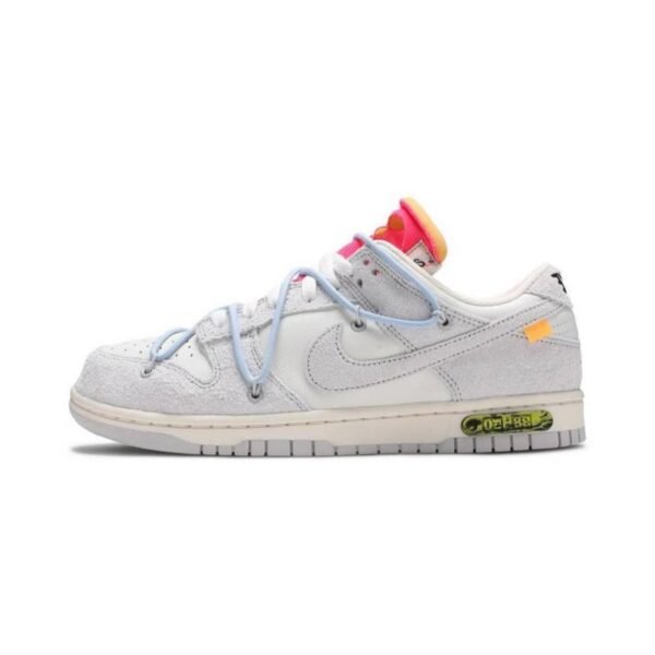 Nike x Off‑White Dunk Low “Lot 38 – Mint Mosaic”