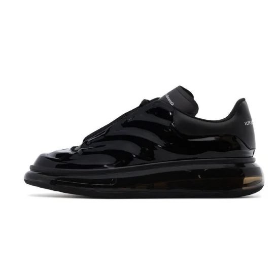 Alexander McQueen Oversized Sneakers 'Black Lux Gloss'