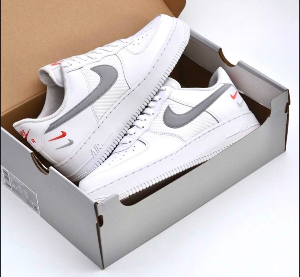 Nike Air Force 1 Double Swoosh “White Picante” - Image 6