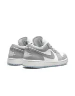 Air Jordan 1 Low Sneaker White/Gray - Image 2
