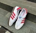 adidas Samba OG "Cloud White / Better Scarlet" - Image 3