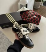 adidas × Wales Bonner Samba Core Black - Image 4