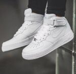 Nike Air Force 1 Mid Easy Sneakers – White - Image 11