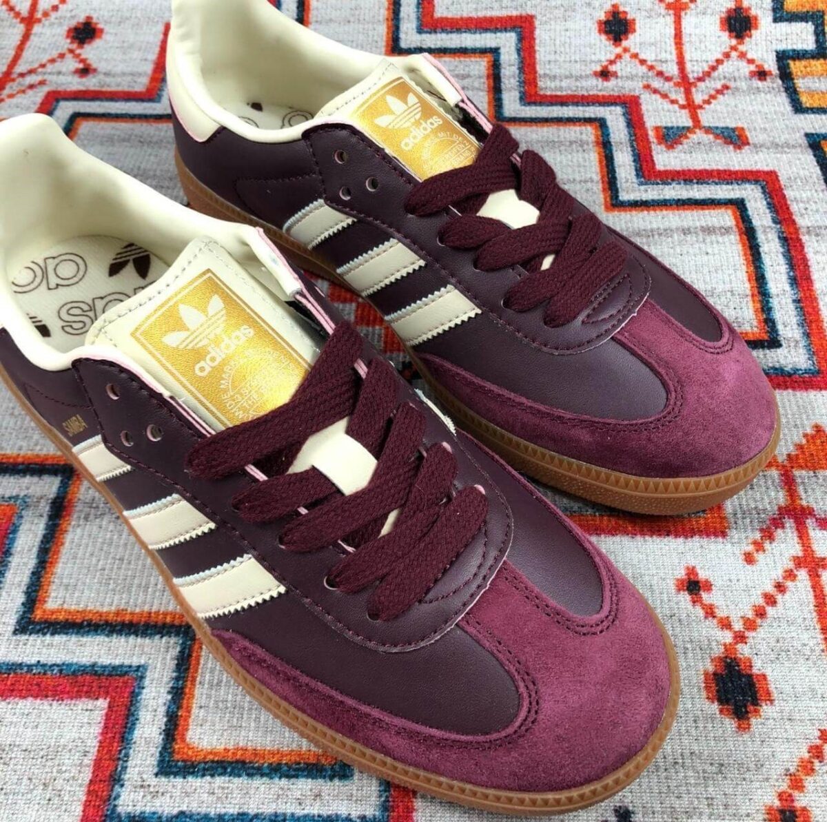 Adidas Samba OG "Burgundy Heritage" Sneakers - Image 5
