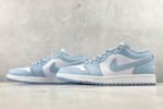 Air Jordan 1 Low Women’s Shoes White/Ice Blue - Image 9