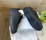 Nike Air Force 1 Low '07 Black Premium Leather - Image 4