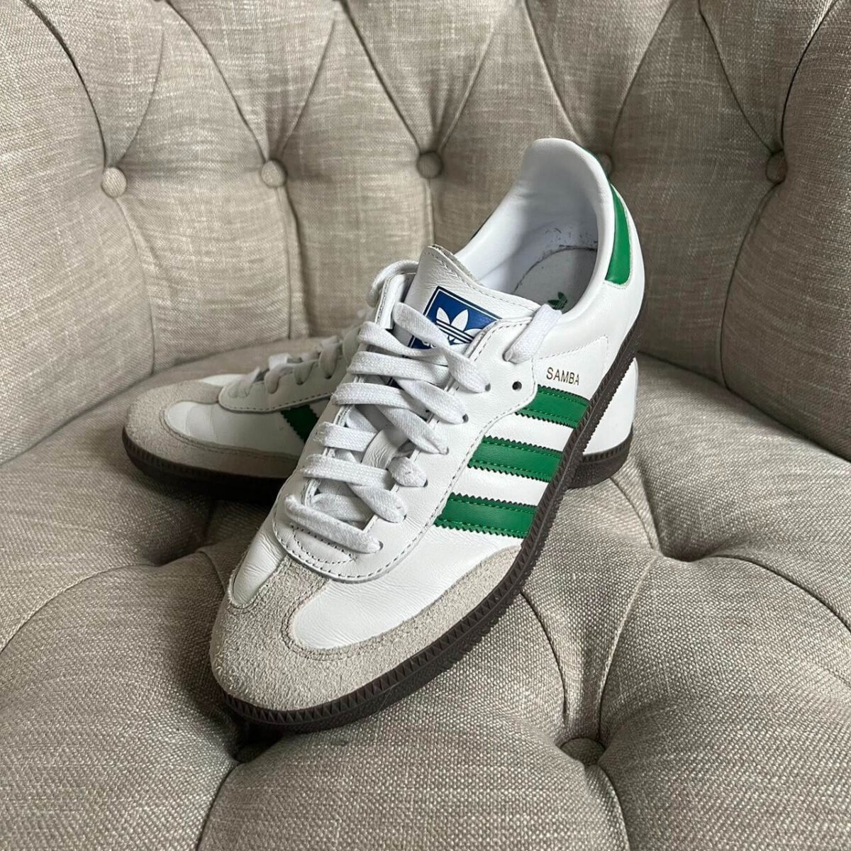 adidas Samba OG "Cloud White / Green" - Image 13