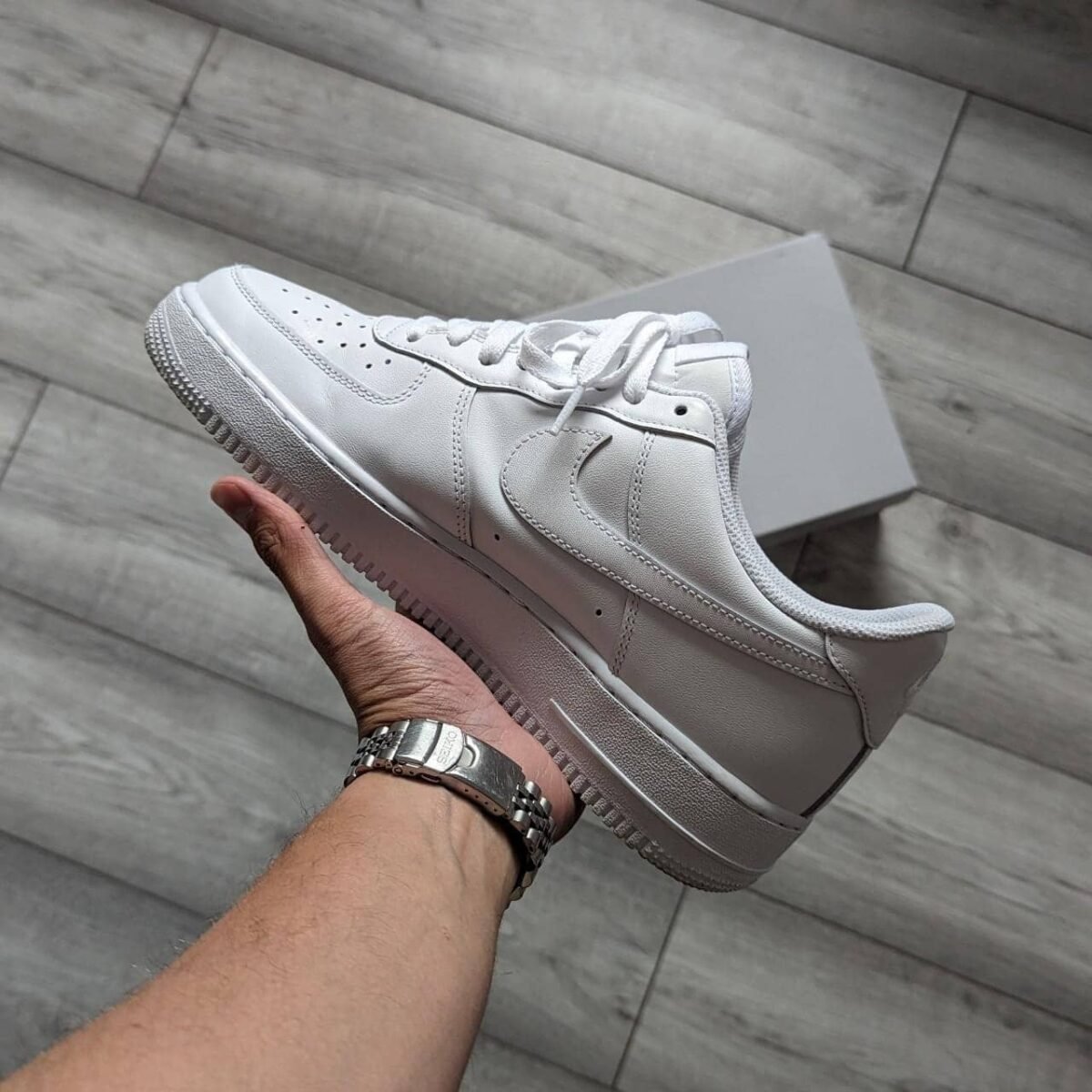 Nike Air Force 1 Mid “Triple White” - Image 12