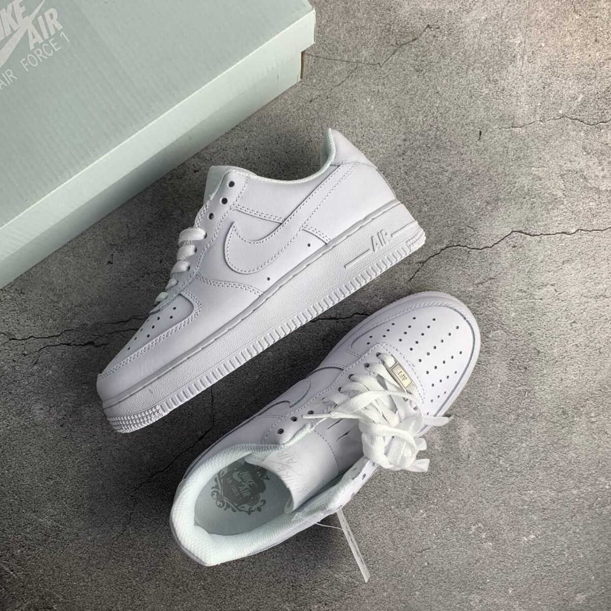 Nike Air Force 1 Mid “Triple White” - Image 9