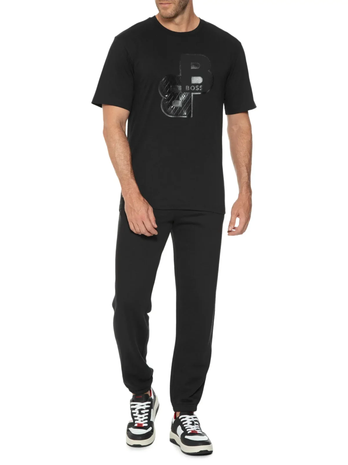 BOSS Tessin Men's T-Shirt - Black - Image 5