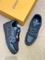 Louis Vuitton LV Trainer – Calfskin Monogram Eclipse Black - Image 8