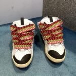 Lanvin Curb Lace-Up Sneakers | White - Image 9