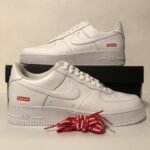 Nike Air Force 1 Low x Supreme White - Image 5