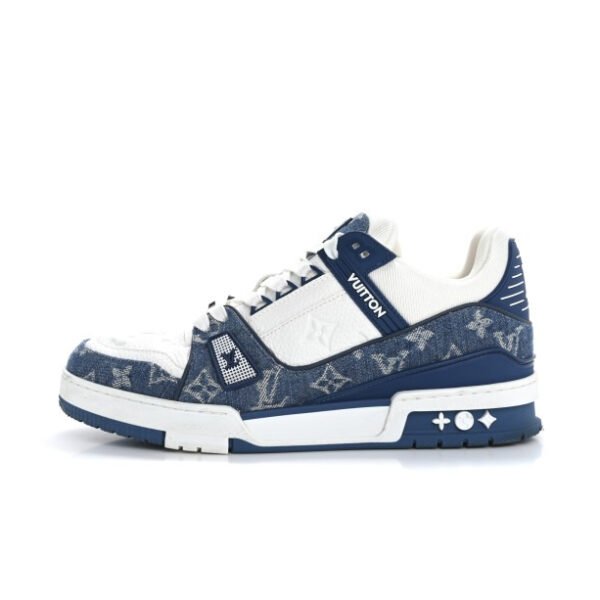 Louis Vuitton LV Trainer – Monogram Denim White Blue