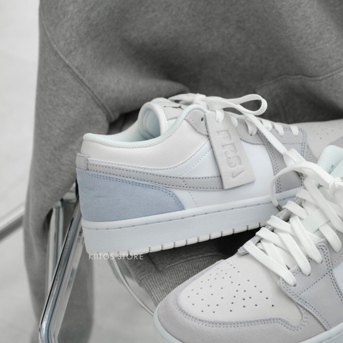 Nike Air Jordan 1 Low “Paris” Off White / Gray - Image 6