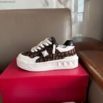 Valentino Garavani One Stud XL Leather Sneakers - Image 10