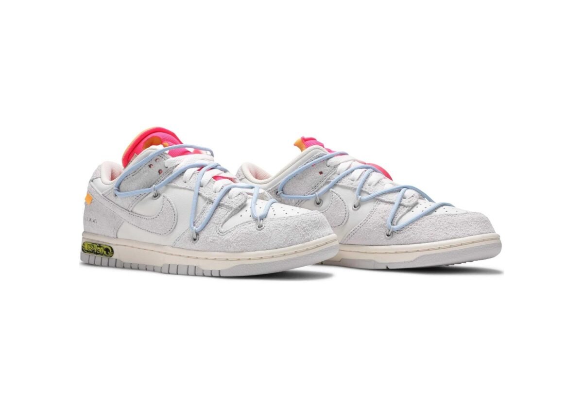 Nike x Off‑White Dunk Low “Lot 38 – Mint Mosaic” - Image 3
