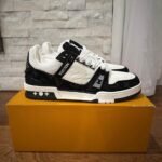 Louis Vuitton LV Trainer – White Black - Image 14